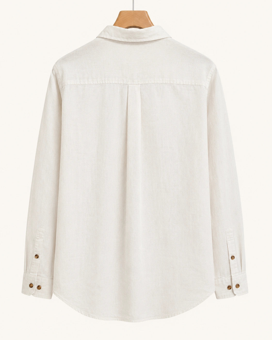 Almond - Linen Ladies Shirt