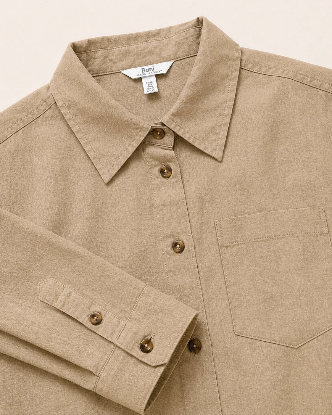 Sand - Linen Ladies Shirt